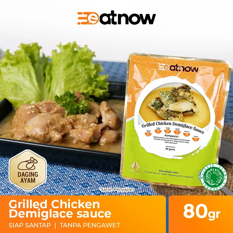 eatnow grilled chicken demiglace sauce siap makan